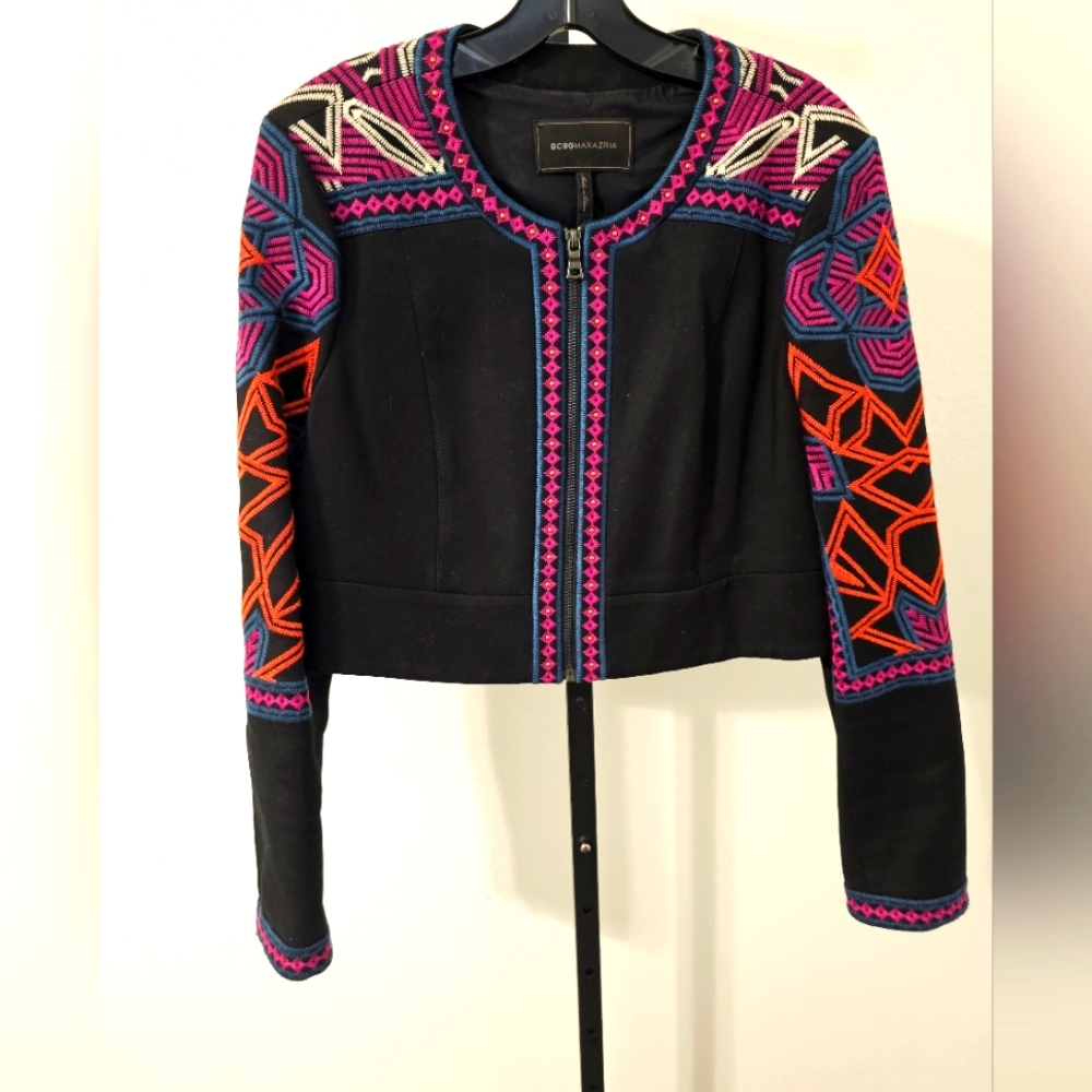 BCBG Maxazria Bolero Style Jacket Sz Large